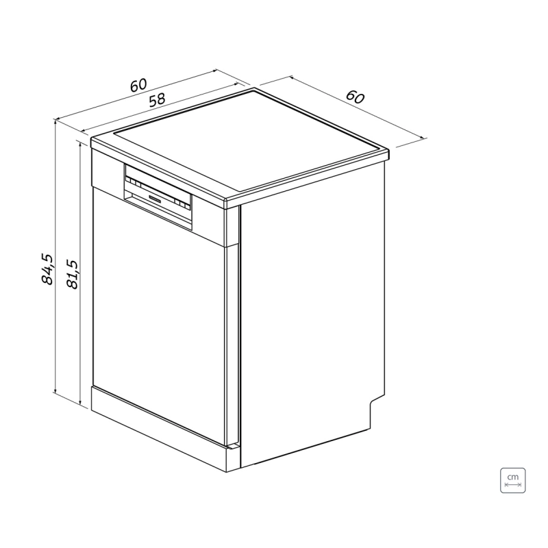 Lava-Louças Tramontina Inox 14 Serviços SB14X 60 com 6 Programas e 4 Funções 220 V