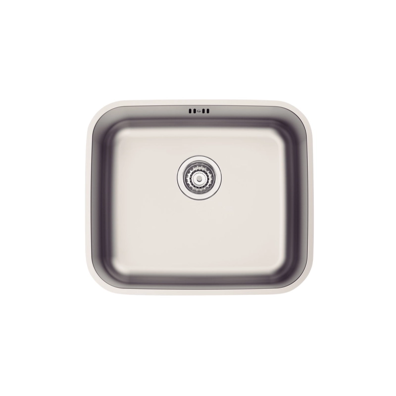 Cuba de Embutir Tramontina Dora 40 BL R6 em Aço Inox Escovado com Válvula e escape 40x34 cm