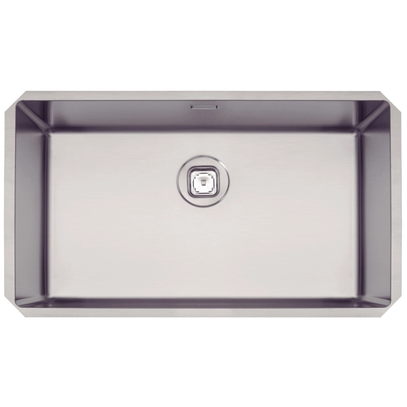 Cuba de embutir Tramontina Design Collection Quadrum Undermount em Aço Inox com Acabamento Acetinado 70 U 74x44 cm