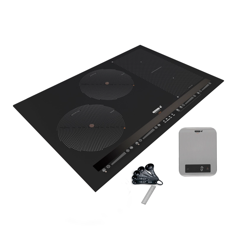 Cooktop de Embutir por Indução Tramontina Guru ThermoGuide Black Series
