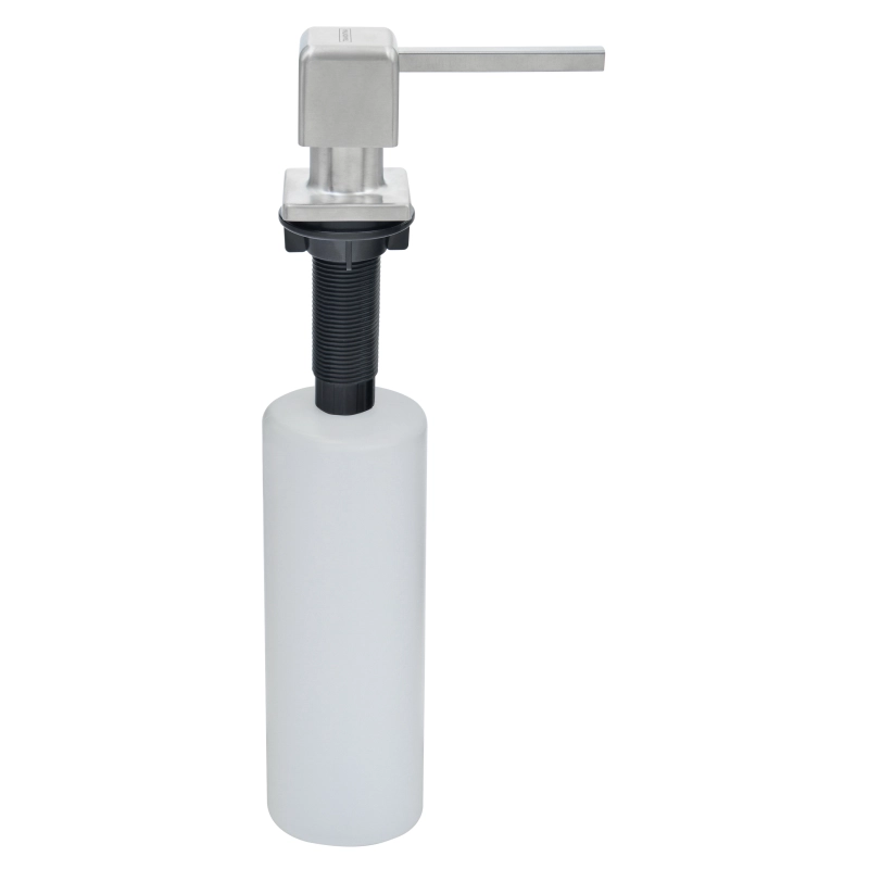 Dosador de Sabão Square Tramontina em Aço Inox com Recipiente Plástico 500 ml