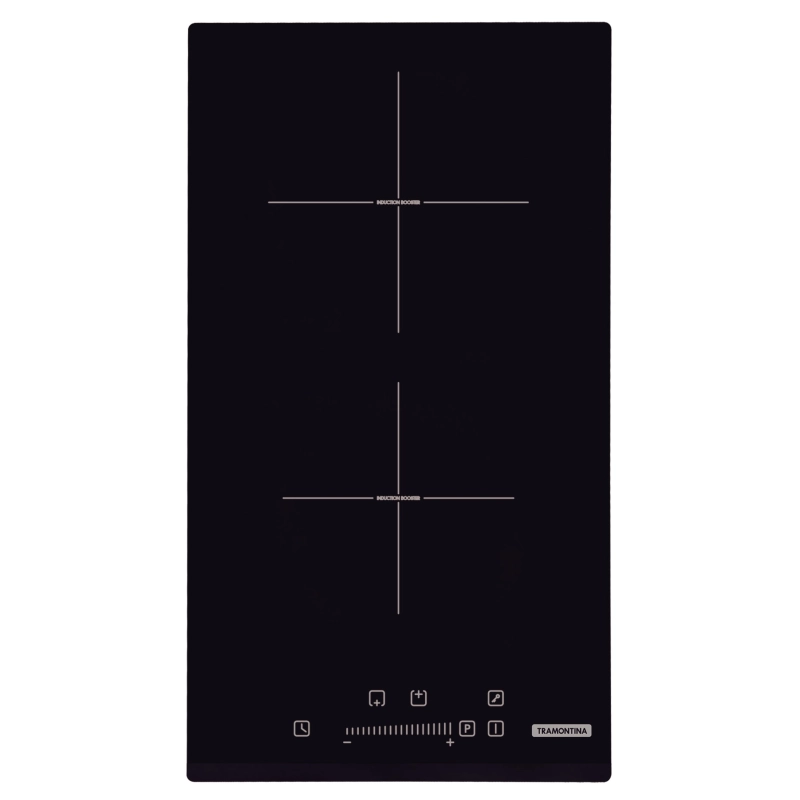 Cooktop por Indução Tramontina Dominó Slider 2EI 30 com 2 Áreas de Aquecimento e Comando Touch
