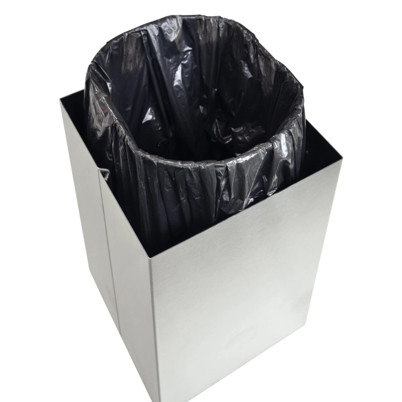 Lixeira Inox Luz Slim Tramontina com Acabamento Acetinado 5,5 L