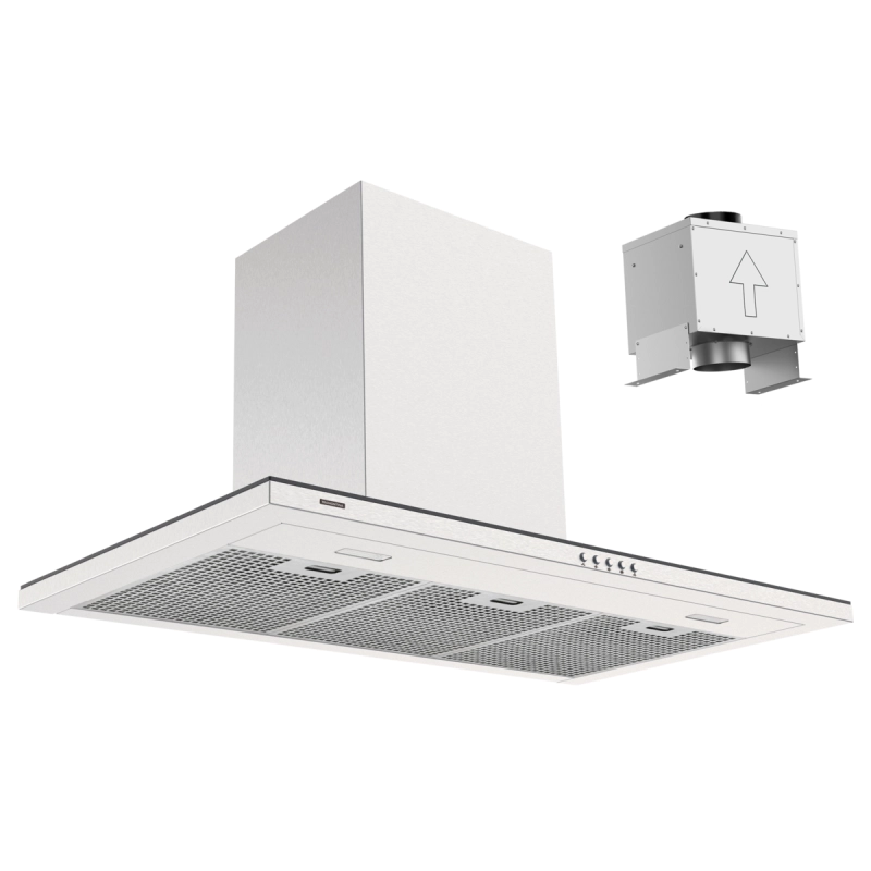 Coifa de Parede Tramontina Slim Wall 90 Split em Aço Inox com Acabamento Acetinado 220 V
