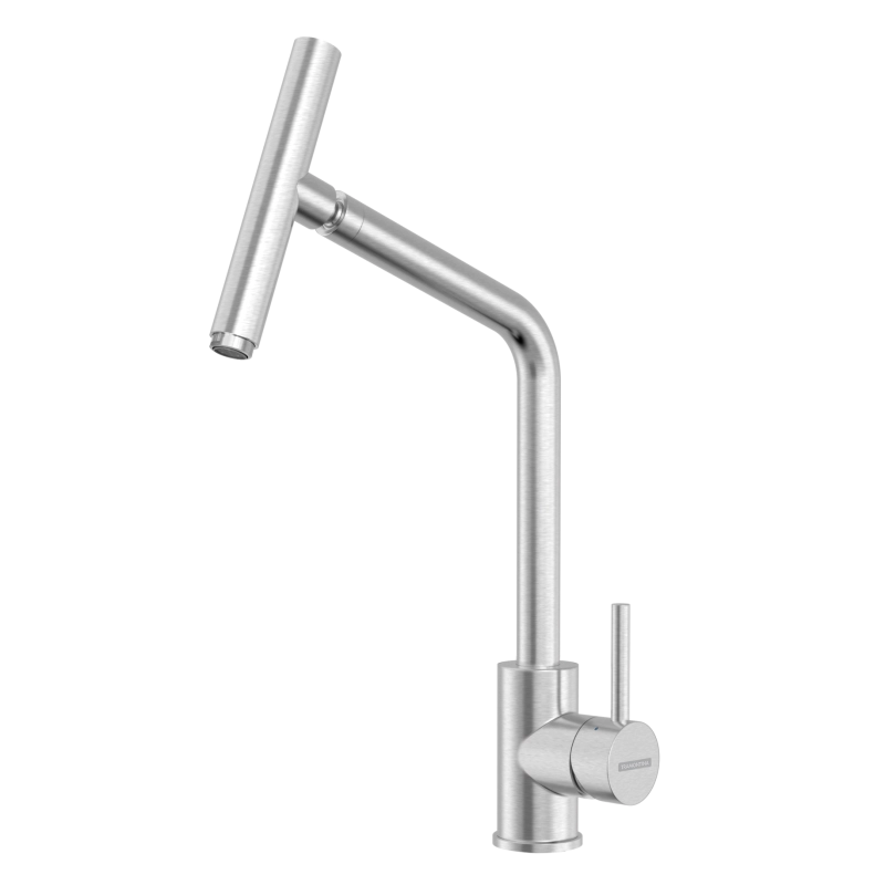 Monocomando Tramontina Versa em Aço Inox com Bica Articulada