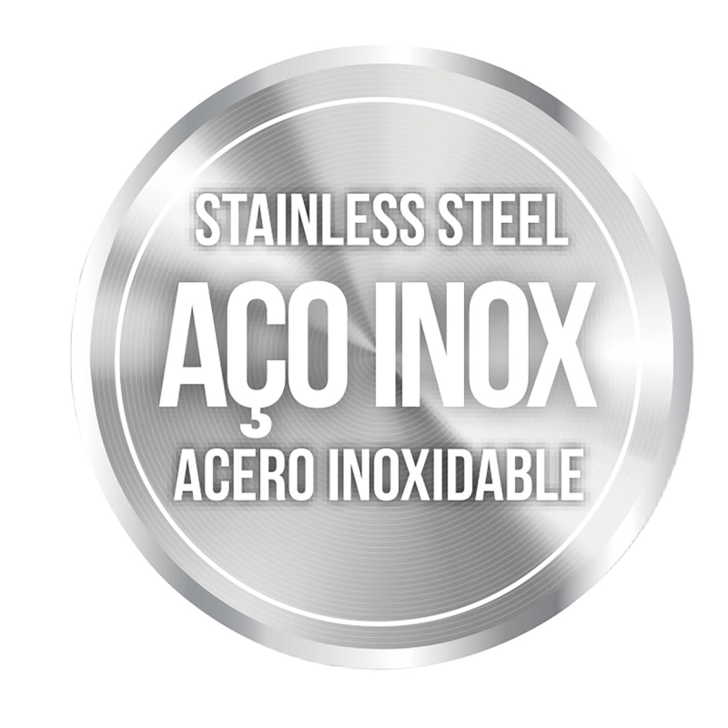 Torneira de Bancada Tramontina Arko em Aço Inox com sistema anti-gotejamento