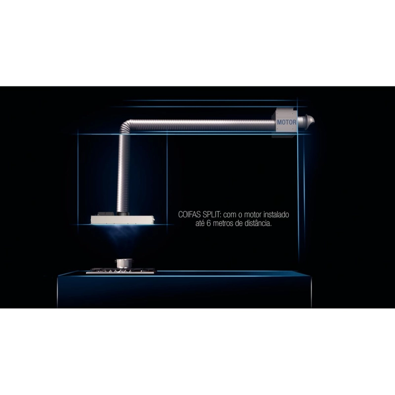 Coifa de Embutir Tramontina Incasso 75 Split em Aço Inox 75 cm 220 V