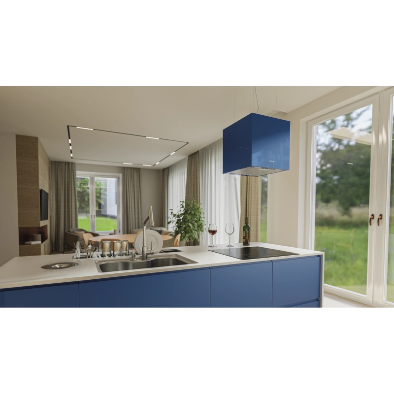 Coifa de Ilha Tramontina Isla Silent T smart 40 Color 2U em Aço Inox