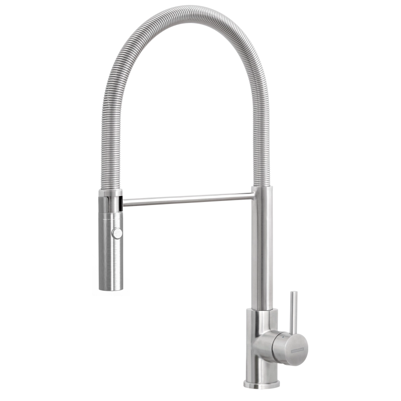 Monocomando Tramontina Versatile em Aço Inox com Bica Móvel