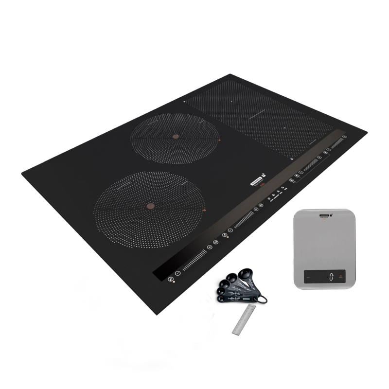 Cooktop de Embutir por Indução Tramontina Guru ThermoGuide Black Series