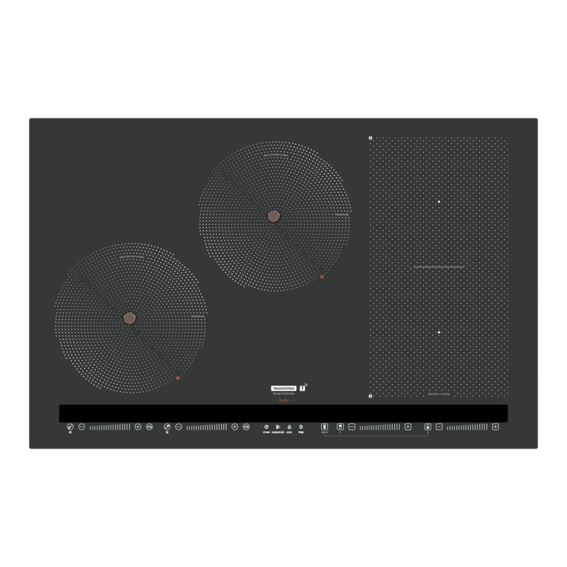 Cooktop de Embutir por Indução Tramontina Guru ThermoGuide Black Series