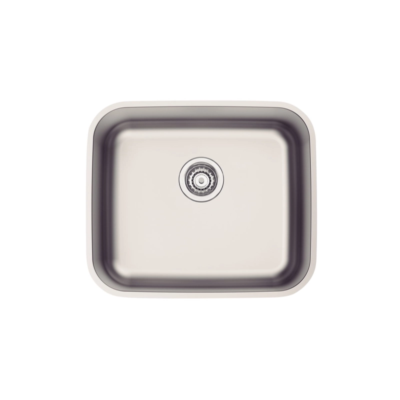 Cuba de Embutir Tramontina Dora 40 BL R6 em Aço Inox escovado com Válvula 4 1/2'' 40x34 cm