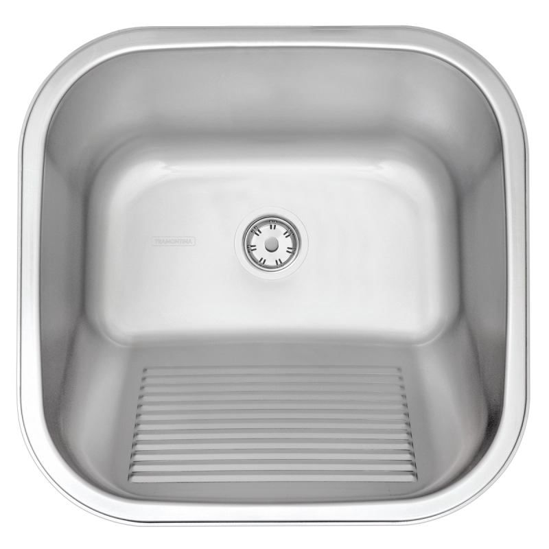 Tanque de Encaixe Tramontina Hera Compact 25L em Aço Inox Escovado 40x40 cm