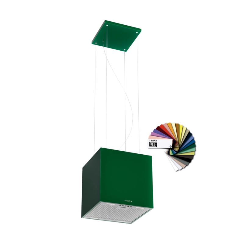 Coifa de Ilha Tramontina Isla Silent T smart 40 Color 2U em Aço Inox