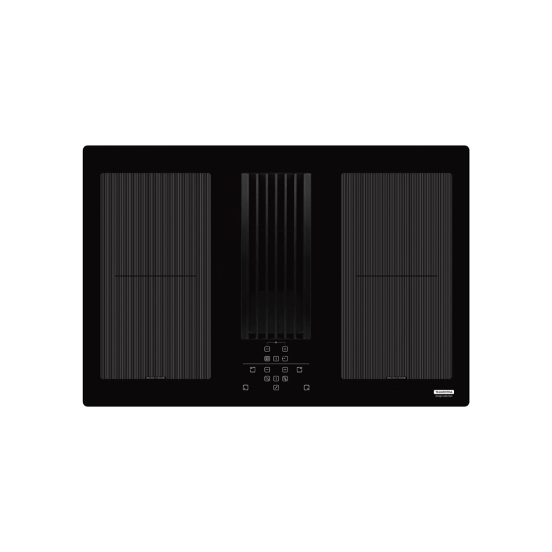 Cooktop Indução Tramontina Design Collection Duo 4EI 80 com Coifa Integrada em Modo Exaustão 220 V