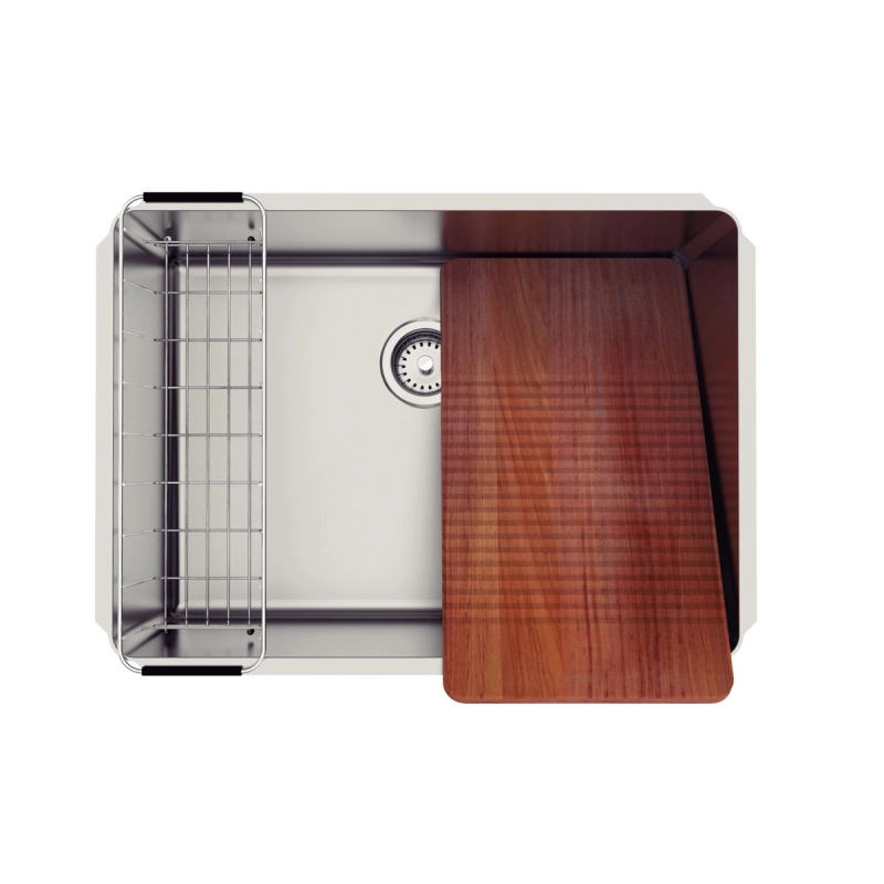 Tanque de embutir Tramontina Jumbo 108 L em Aço Inox 70x50 cm