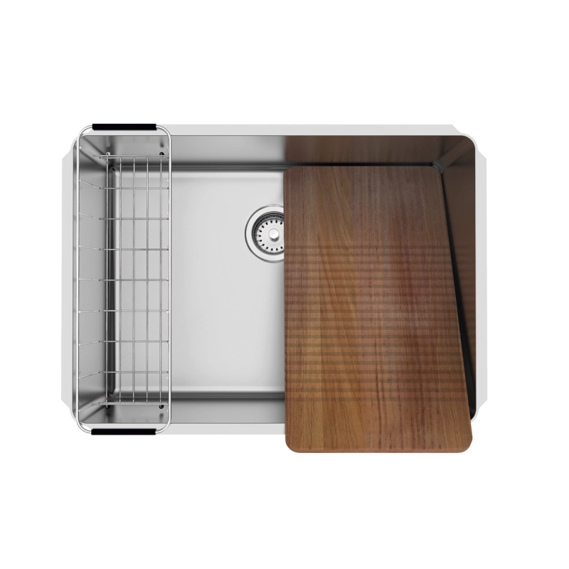 Tanque de embutir Tramontina Jumbo 108 L em Aço Inox 70x50 cm