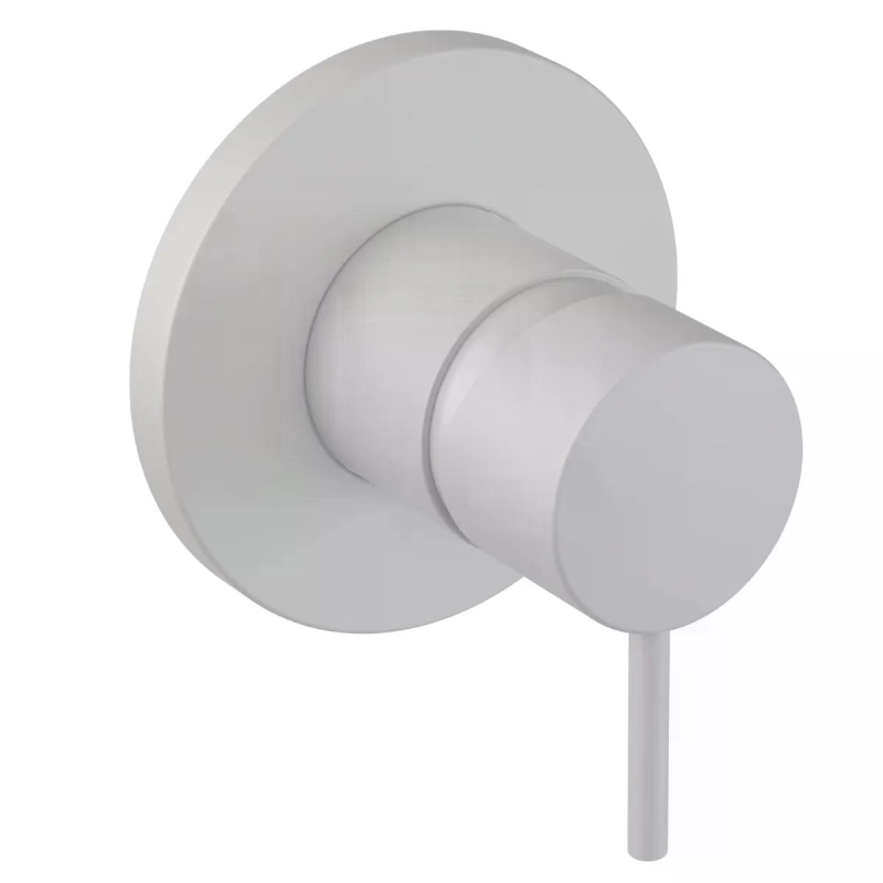 Acabamento para Monocomando de Chuveiro Loop - Matt White