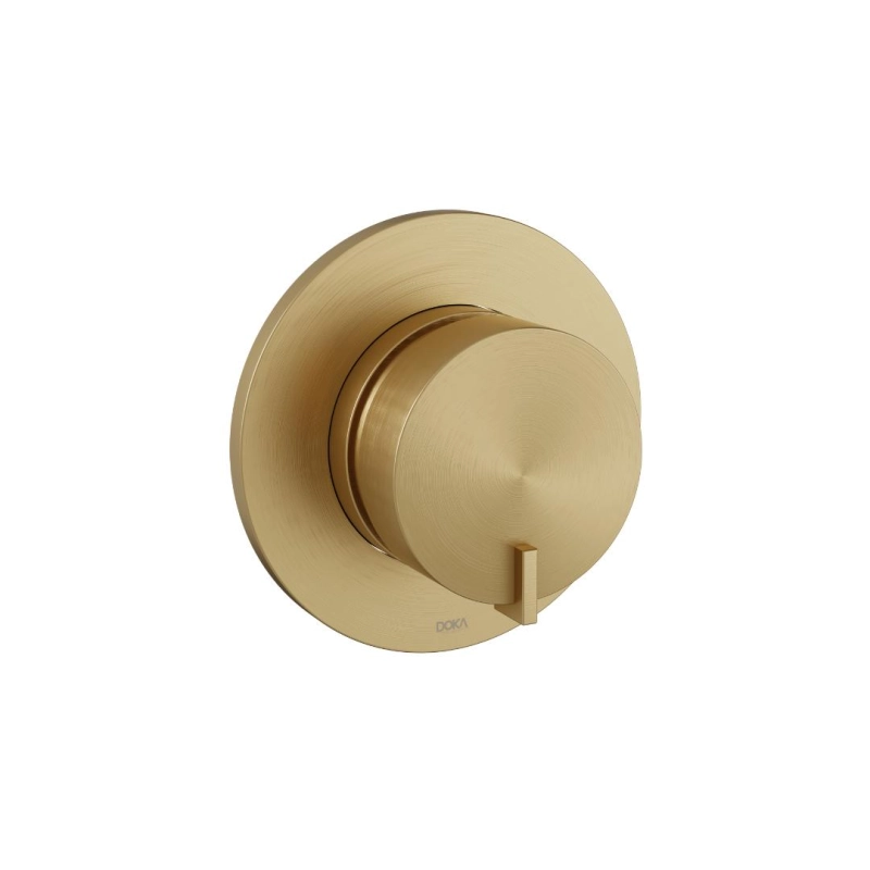 Acabamento para Monocomando de Chuveiro Quantum - Brushed Gold