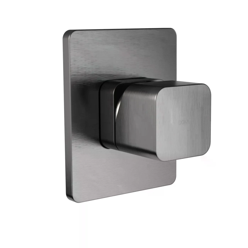 Acabamento para Monocomando de Chuveiro Rivvo – Base Deca/Docol - Brushed Nickel