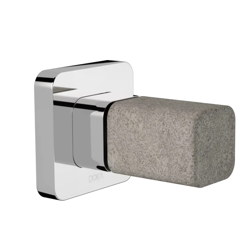 Acabamento para Registro Rivvo GeoStone - Light Concrete