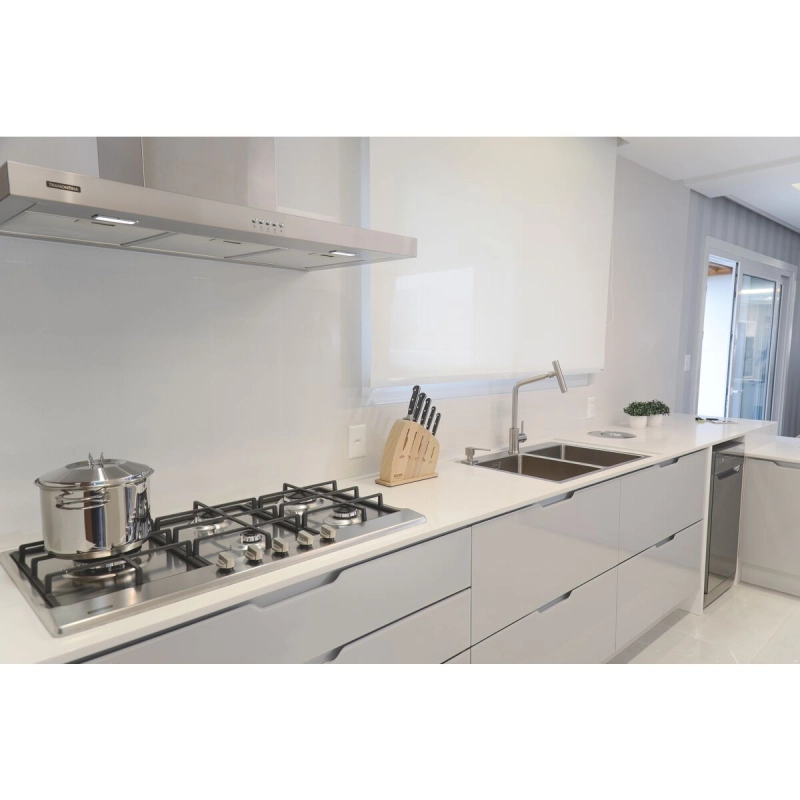 Coifa de Parede Tramontina New Dritta Wall 90 em Aço Inox 90 cm 127 V
