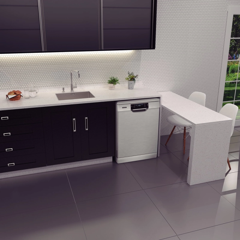 Lava-Louças Tramontina Inox 15 Serviços S15X 60 com 8 Programas e 6 Funções 220 V