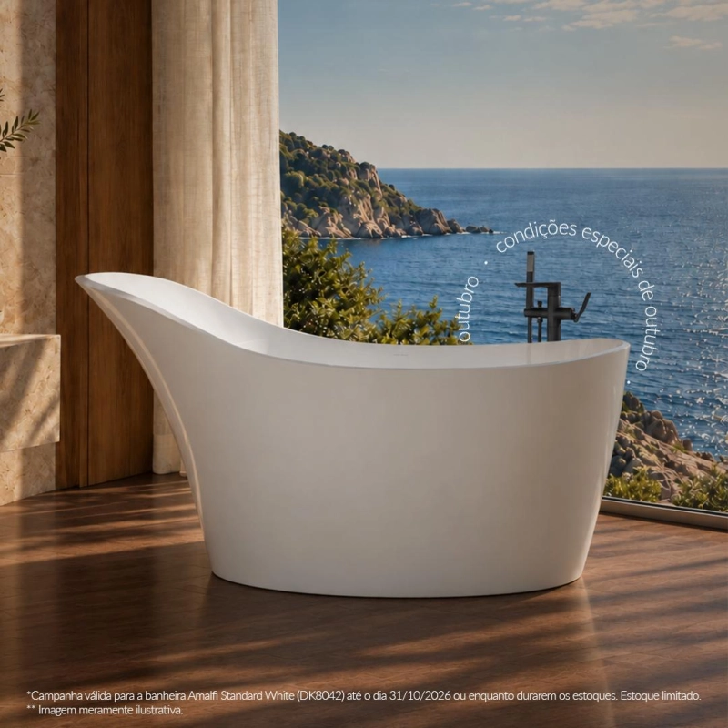 Banheira Amalfi - Standard White (Polido)