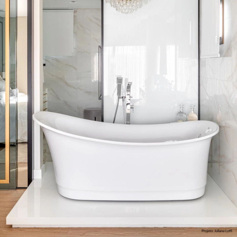 Banheira Athenas X - Glossy White (Brilhante)