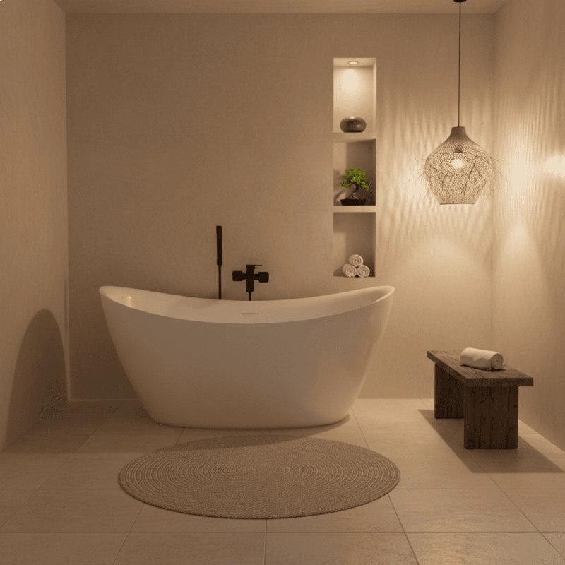 Banheira Atins Glossy White