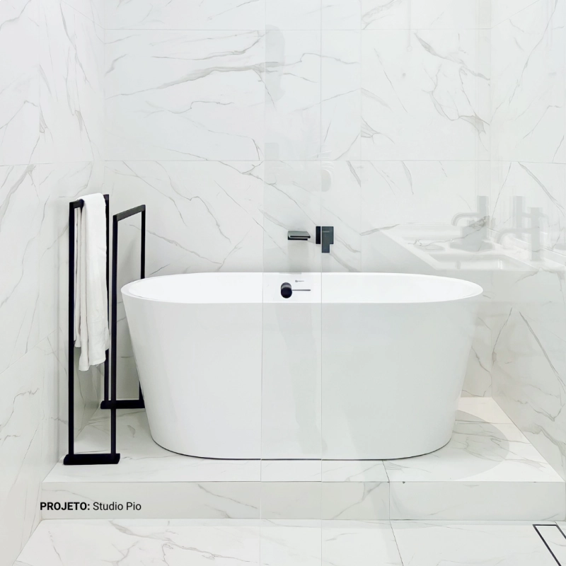 Banheira Gamboa Glossy White