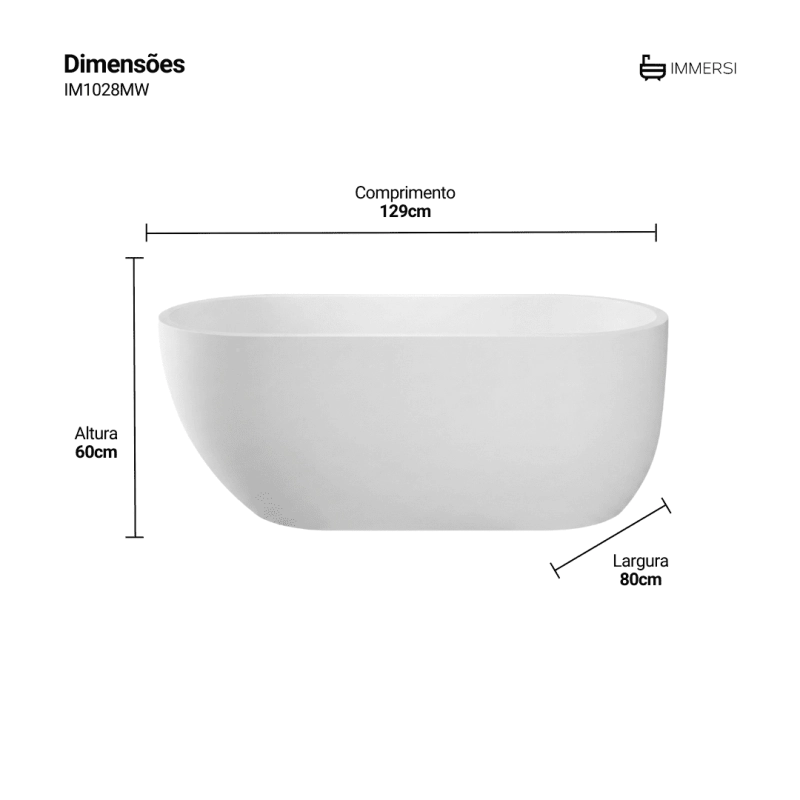 Banheira Maragogi Matt White