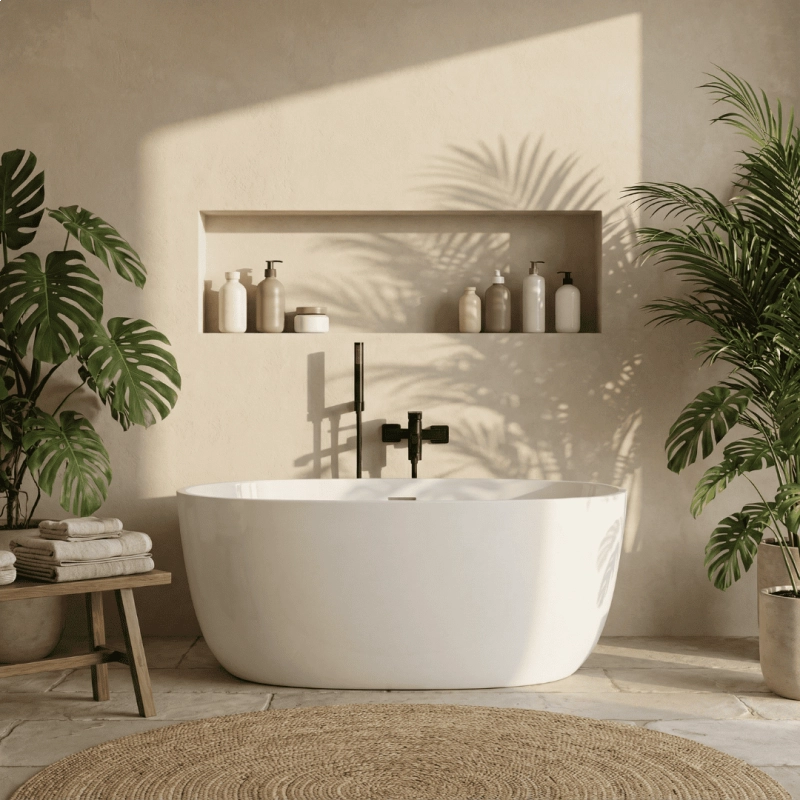 Banheira Taípe Glossy White