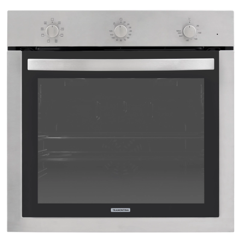 Forno Elétrico de Embutir Tramontina Inox Cook em Aço Inox 7 Funções 73 L