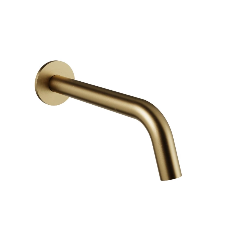 Bica de Parede para Lavatório 220mm Quantum - Brushed Gold