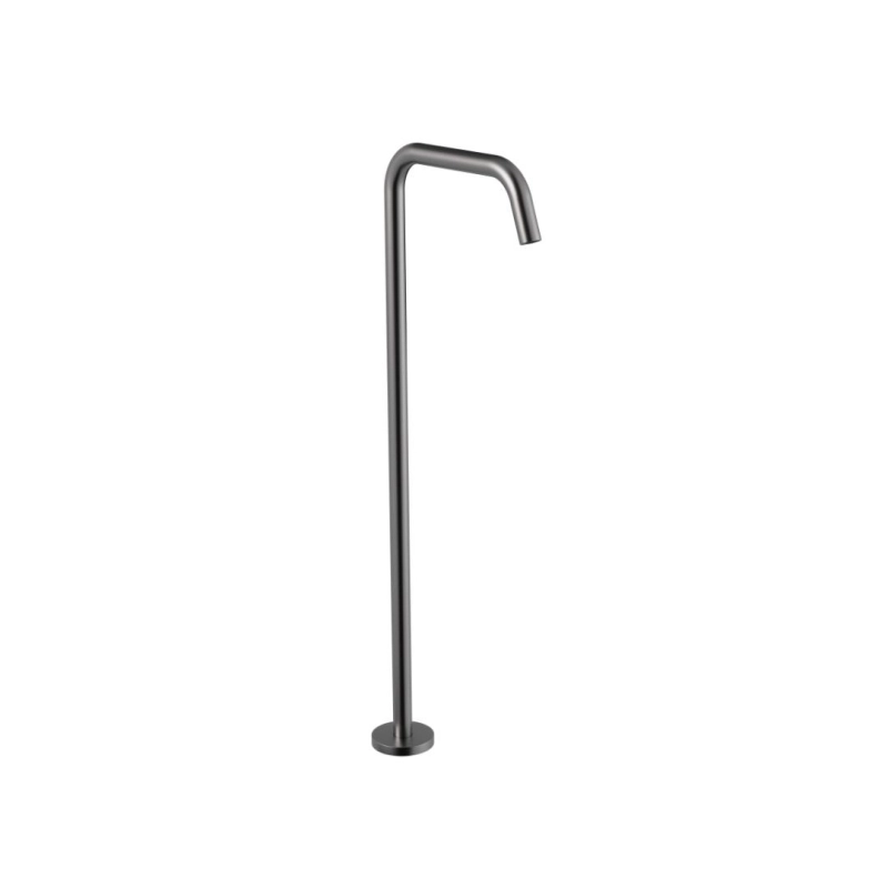 Bica de Piso para Banheira Quantum - Brushed Nickel