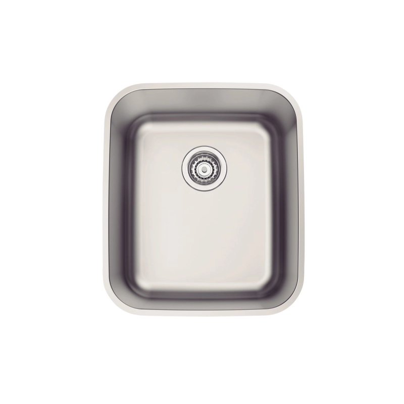 Cuba de Embutir Tramontina Dora 34 BL R6 em Aço Inox Escovado com Válvula 34x40 cm