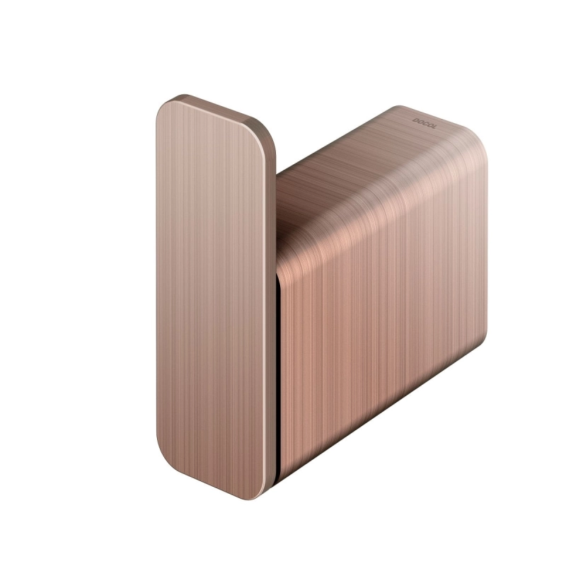 Cabide de parede DocolFlat cobre escovado