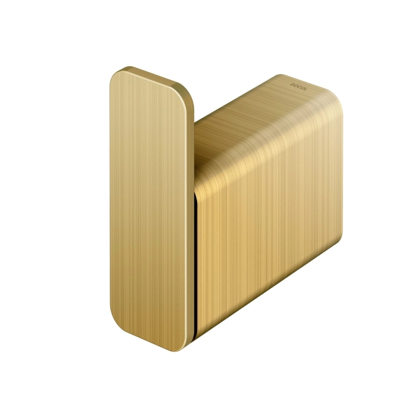 Cabide de parede DocolFlat ouro escovado