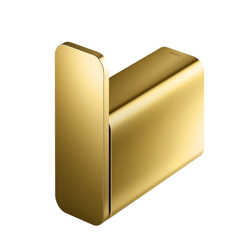Cabide de parede DocolFlat ouro polido