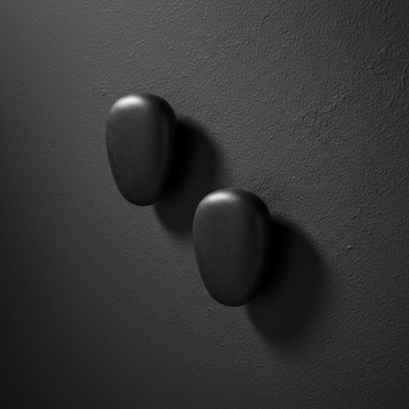 Cabide GeoStone - Black Terrazzo