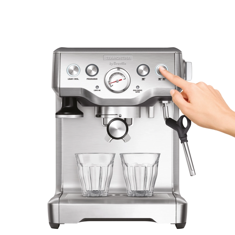 Cafeteira Elétrica Tramontina by Breville Express em Aço Inox 1,8 L 220 V