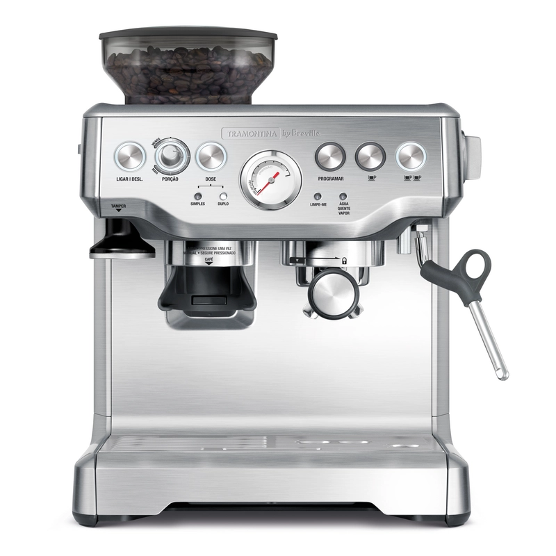 Cafeteira Elétrica Tramontina by Breville Express Pro em Aço Inox com Moedor 2 L 127 V