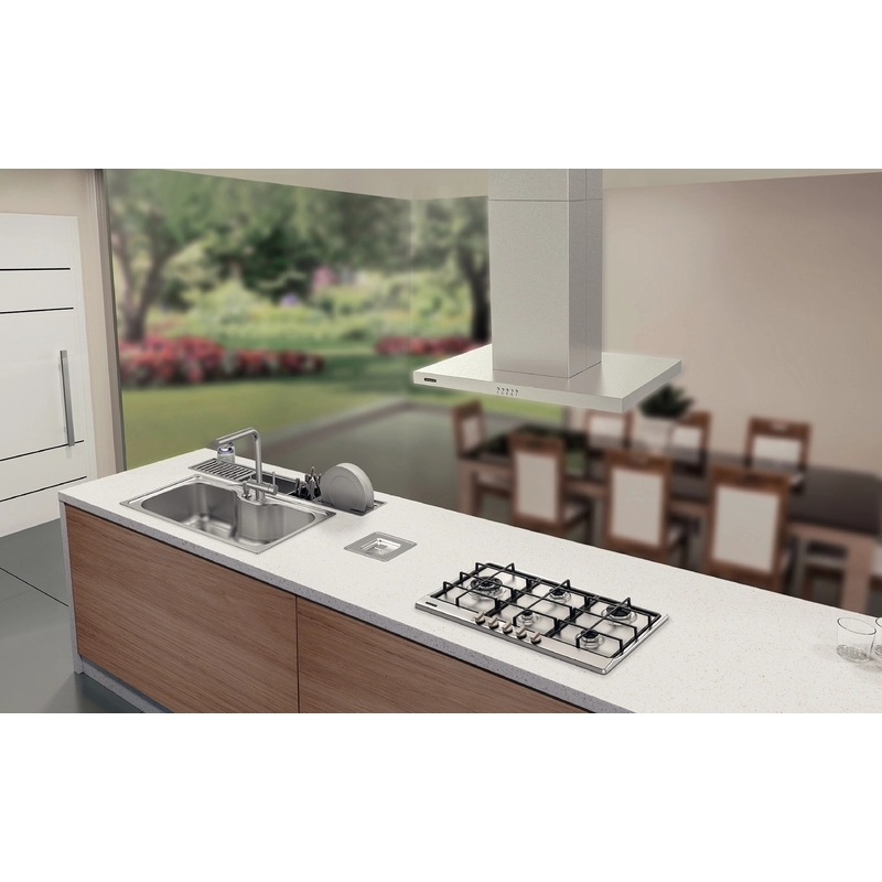 Canal Organizador em Aço Inox Tramontina para Sobrepor com Acabamento Acetinado 105x18 cm