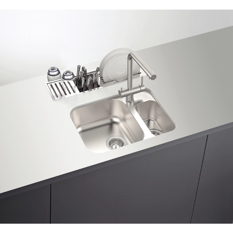 Canal Organizador em Aço Inox Tramontina para Sobrepor com Acabamento Acetinado 60x18 cm