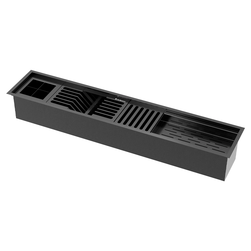 CANAL ORGANIZADOR GREY COM ACESSÓRIOS