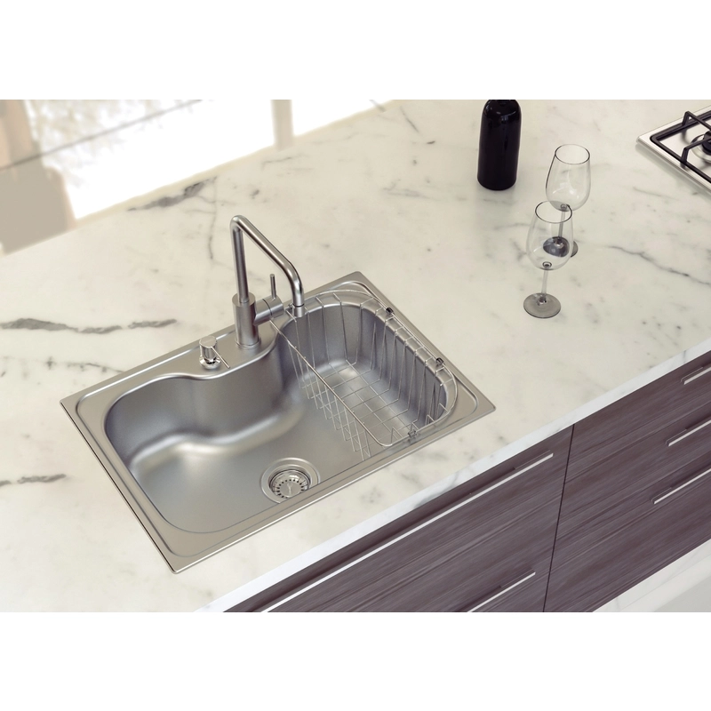 Cesto Aramado para Cubas de Sobrepor e Undermount Morgana 60 FX Tramontina em Aço Inox