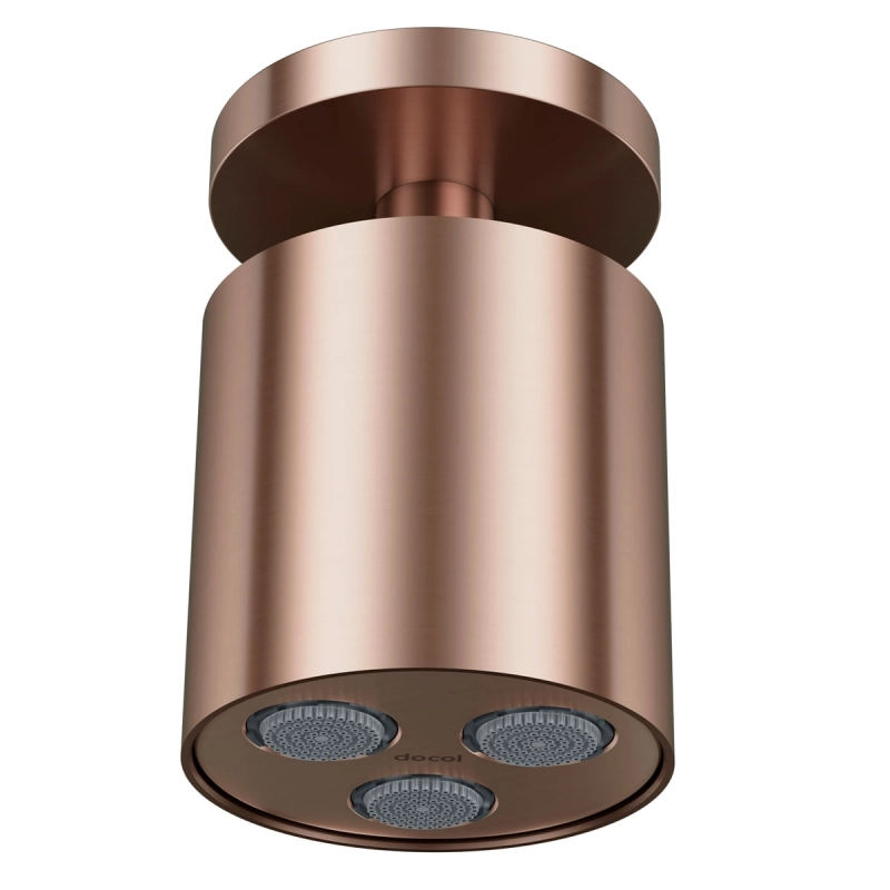 Chuveiro DocolRain de Teto Mix&Match Cobre Escovado