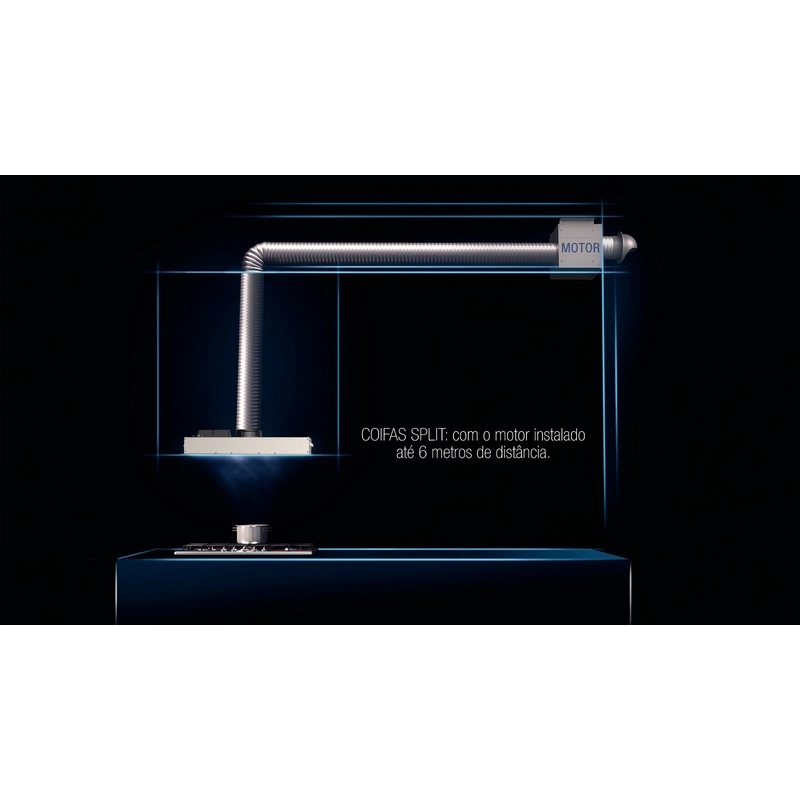 Coifa de Embutir Tramontina Incasso 75 Split em Aço Inox 75 cm 220 V