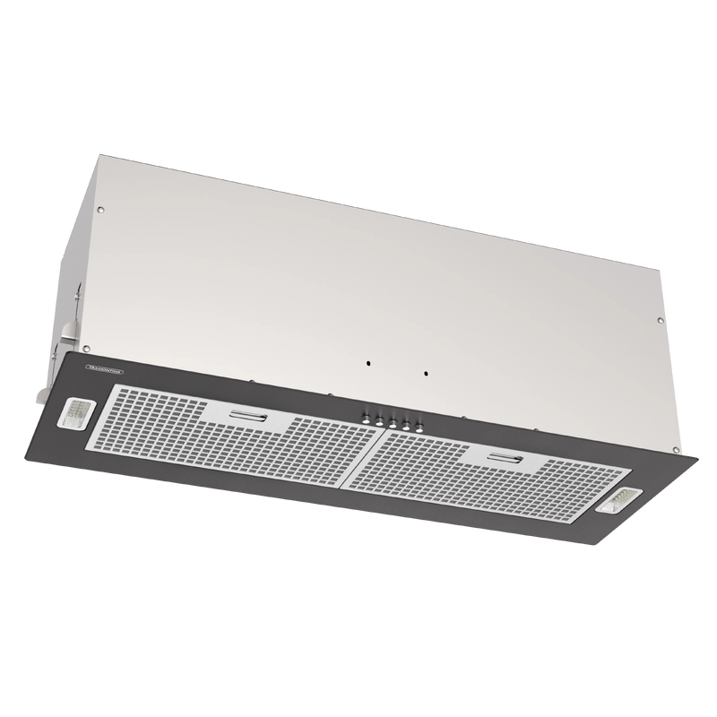 Coifa de Embutir Tramontina Incasso em Aço Inox Black Steel Retangular com revestimento anti digitais 75 cm 220 V